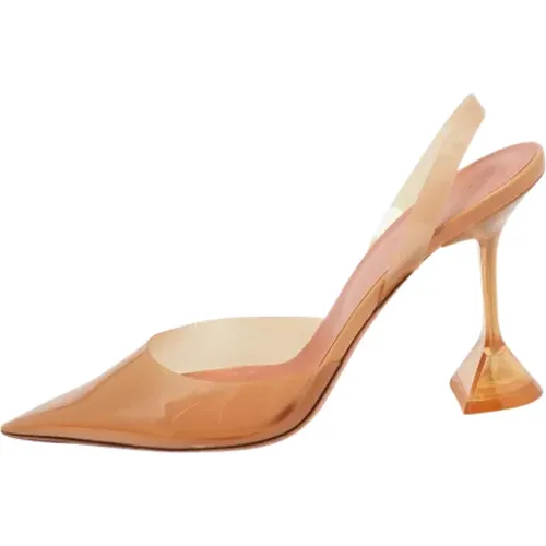 Pre-owned Stoff heels - Amina Muaddi Pre-owned - Modalova