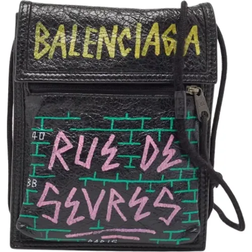 Pre-owned Leather balenciaga-bags , male, Sizes: ONE SIZE - Balenciaga Vintage - Modalova