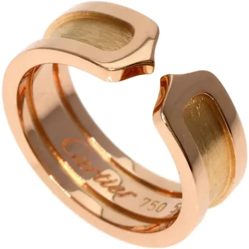 Pre-owned Jewellery, female, , Size: ONE SIZE Pre-owned Rose Gold rings - Cartier Vintage - Modalova