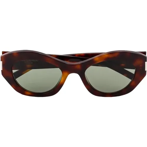 Recycled Acetate Sunglasses , female, Sizes: ONE SIZE - Saint Laurent - Modalova