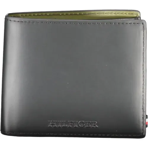 Wallets & Cardholders, male, , Size: ONE SIZE Men's Wallet Contrast Logo - Tommy Hilfiger - Modalova