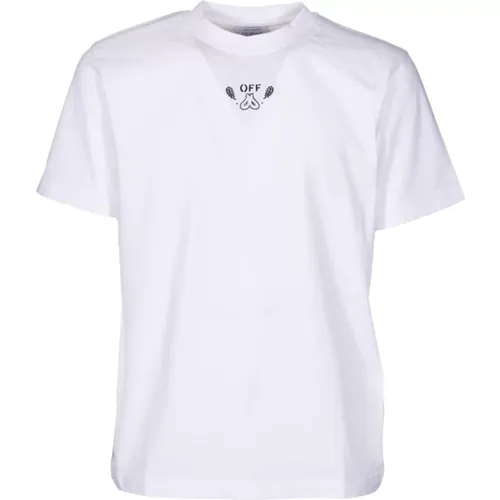 Off , Off T-shirts and Polos , male, Sizes: L, S, M - Off White - Modalova