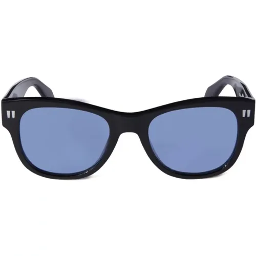 Schwarze Sonnenbrille mit Original-Etui - Off White - Modalova