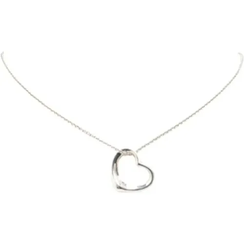 Pre-owned Jewellery, female, , Size: ONE SIZE Pre-owned Silver necklaces - Tiffany & Co. Pre-owned - Modalova