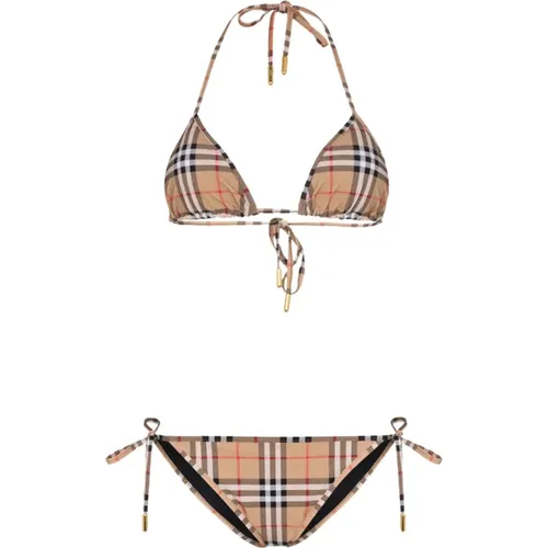 Bikinis, female, , Size: M Cobb Bikini Set - Burberry - Modalova