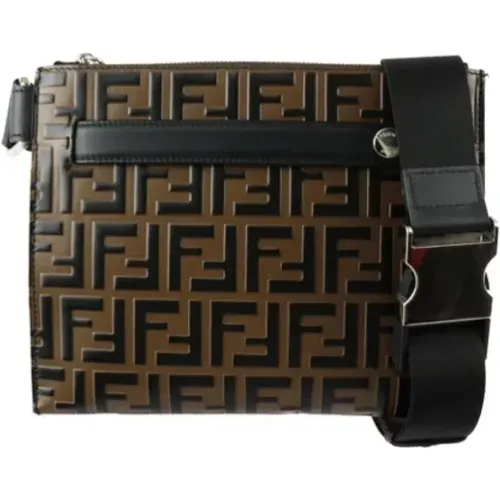 Pre-owned Cross Body Bags, female, , Size: ONE SIZE Pre-owned Leather shoulder-bags - Fendi Vintage - Modalova