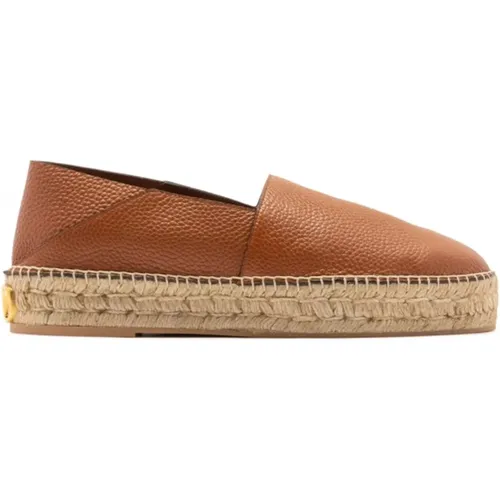 Leather Espadrilles Aw23 , male, Sizes: 7 UK, 8 UK - Valentino Garavani - Modalova