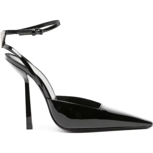 Elegante Schwarze Leder Pumps - Saint Laurent - Modalova