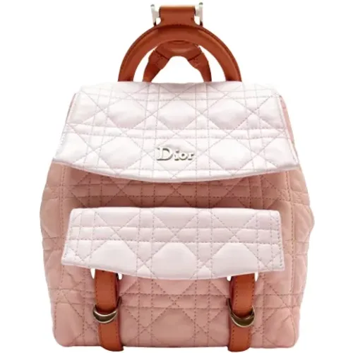 Pre-owned Leather backpacks , female, Sizes: ONE SIZE - Dior Vintage - Modalova