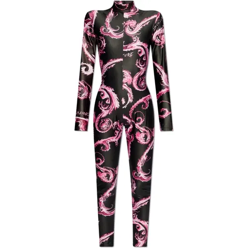 Jumpsuit mit Muster , Damen, Größe: M - Versace Jeans Couture - Modalova