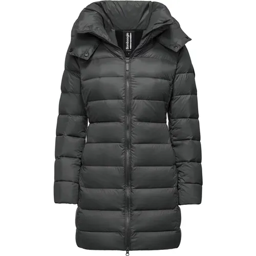 Nylon Down Jacket with Detachable Hood , female, Sizes: L - BomBoogie - Modalova