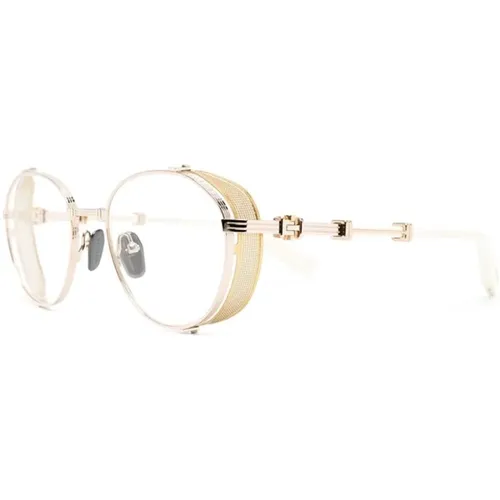 Gold Optical Frame, Versatile Style , female, Sizes: 52 MM - Balmain - Modalova