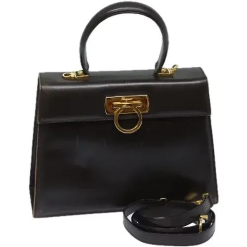 Pre-owned Leder Handtaschen , Damen, Größe: ONE Size - Salvatore Ferragamo Pre-owned - Modalova