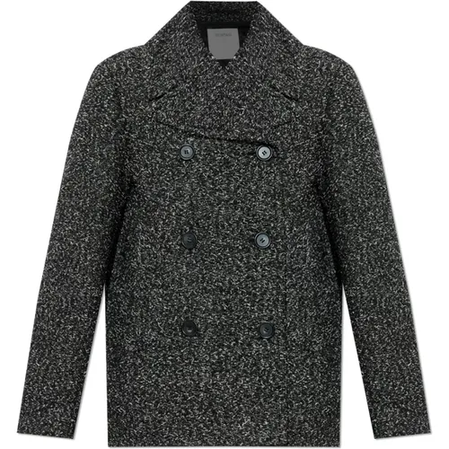 Double-Breasted Coats, female, , Size: XS Double-breasted coat Olaf - SPORTMAX - Modalova