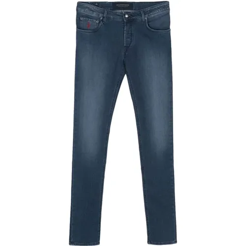 Slim-fit Jeans , Herren, Größe: W32 - Hand Picked - Modalova