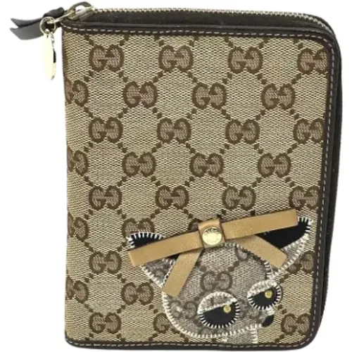 Pre-owned Accessories, female, , Size: ONE SIZE Pre-owned Canvas home-office - Gucci Vintage - Modalova