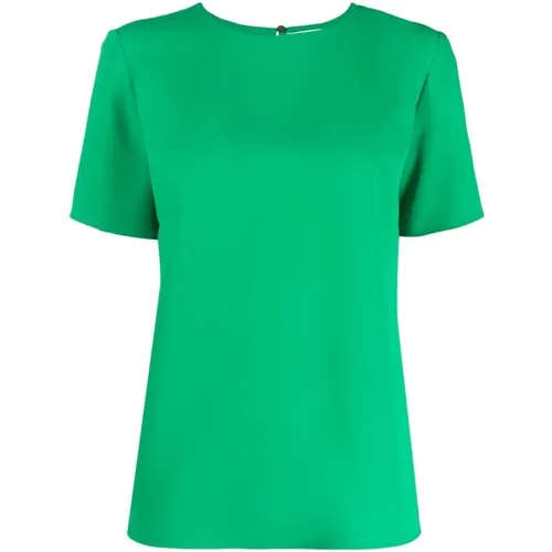 Blouses, female, , Size: S Emerald Shirt with Teardrop Opening - P.a.r.o.s.h. - Modalova