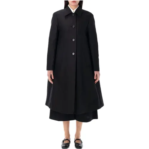 Single-Breasted Coats, female, , Size: XS Cotton Duster Coat - Marni - Modalova