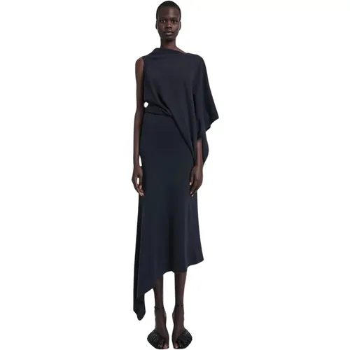 Elegant One Sleeve Maxi Dress , Damen, Größe: XS - A.w.a.k.e. Mode - Modalova
