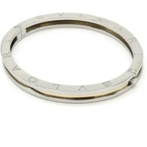 Pre-owned Jewellery, female, , Size: ONE SIZE Pre-owned Stainless Steel rings - Bvlgari Vintage - Modalova