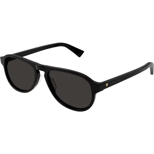 Pilot Style Sunglasses , male, Sizes: 55 MM - Bottega Veneta - Modalova