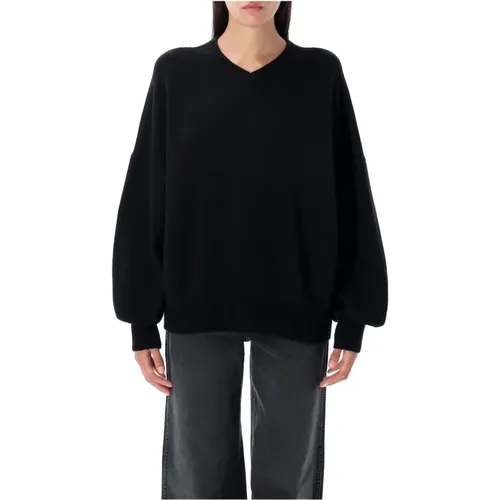 V-neck Knitwear, female, , Size: M Knitwear V-Neck Sweater Aw25 - Khaite - Modalova