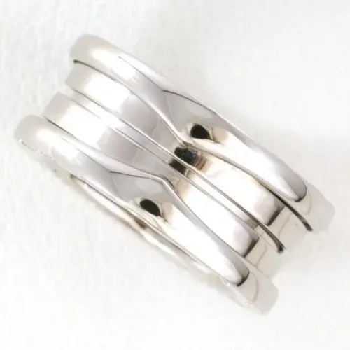 Pre-owned Jewellery, female, , Size: ONE SIZE Pre-owned White Gold rings - Bvlgari Vintage - Modalova