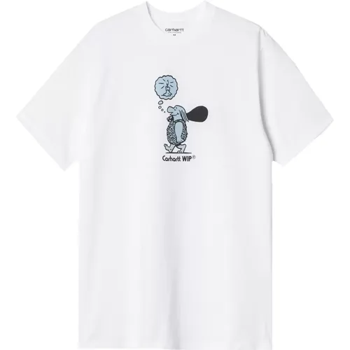Cotton Logo T-shirt , male, Sizes: S, 2XL - Carhartt WIP - Modalova