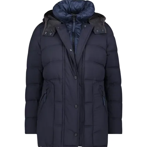 Winterjacke mit Abnehmbarer Kapuze , Damen, Größe: L - Gil Bret - Modalova