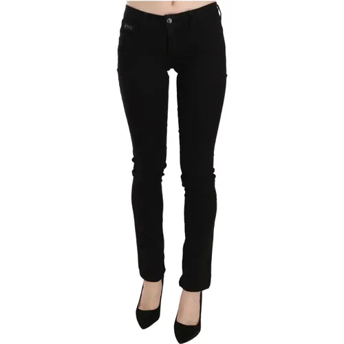 Sequined Slim Fit Denim Jeans , female, Sizes: W26 - Costume National - Modalova