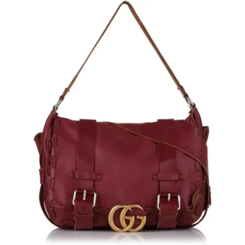 Pre-owned Leder schultertasche - Gucci Vintage - Modalova