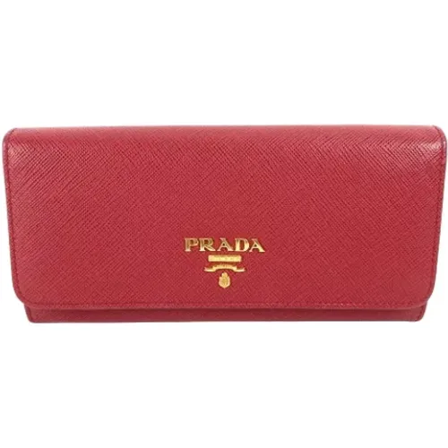 Pre-owned Leather wallets , female, Sizes: ONE SIZE - Prada Vintage - Modalova