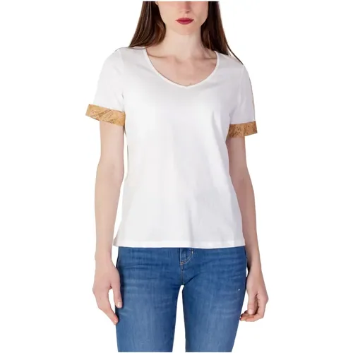 Women's Cotton T-Shirt Spring/Summer Collection , female, Sizes: L, M, S, XS - Alviero Martini 1a Classe - Modalova