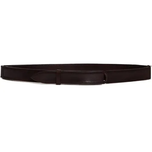 Belts, male, , Size: ONE SIZE Leather Bull Belt - Orciani - Modalova