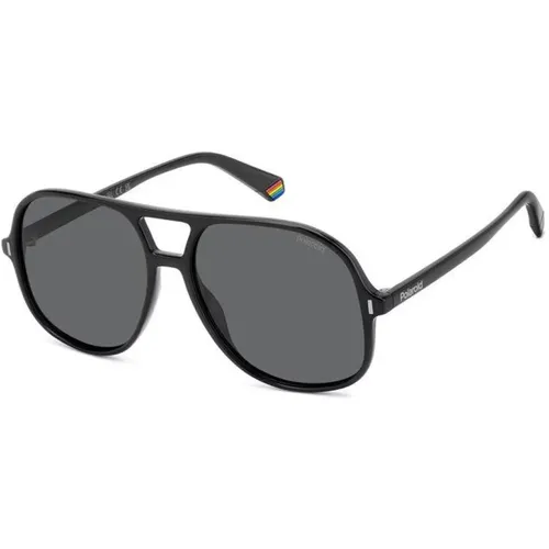 Trendige Sonnenbrille mit hoher UV-Schutz , unisex, Größe: 57 MM - Polaroid - Modalova