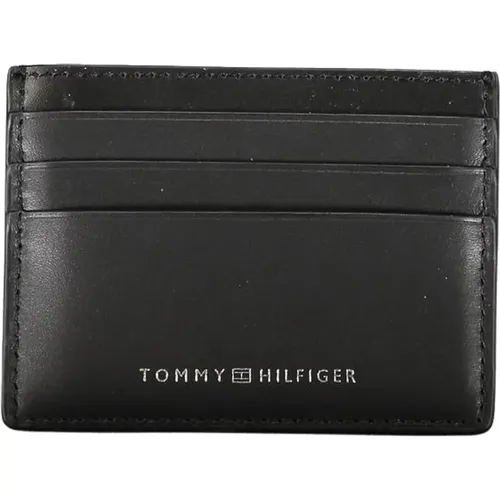 Leather Wallet , male, Sizes: ONE SIZE - Tommy Hilfiger - Modalova