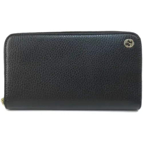 Pre-owned Leather wallets , female, Sizes: ONE SIZE - Gucci Vintage - Modalova