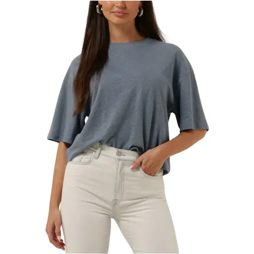 Blaues Lilani T-Shirt für Frauen , Damen, Größe: M - drykorn - Modalova