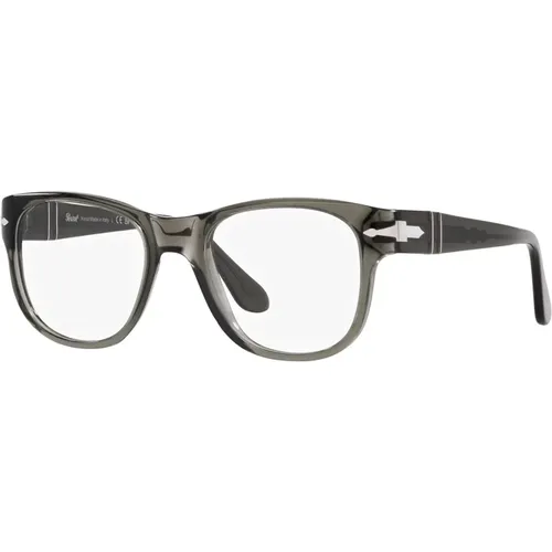 Glasses, unisex, , Size: 52 MM Transparent Grey Eyewear Frames - Persol - Modalova