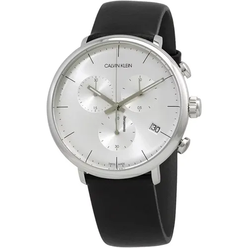 Watches, male, , Size: ONE SIZE Men`s High Noon Stainless Steel Watch - Calvin Klein - Modalova