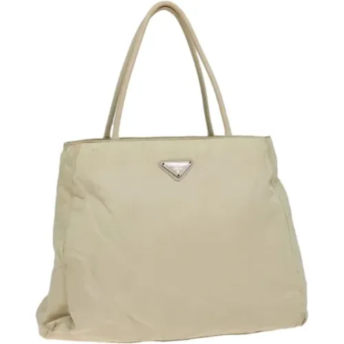 Pre-owned Tote Bags, female, , Size: ONE SIZE Pre-owned Nylon handbags - Prada Vintage - Modalova