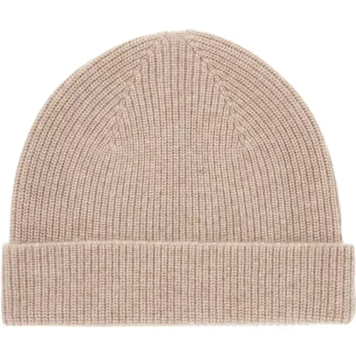 Beanies, unisex, , Size: ONE SIZE Cashmere Beanie with Brand Detail - Ermenegildo Zegna - Modalova