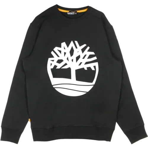 Core Logo Crewneck Sweatshirt Schwarz/Weiß - Timberland - Modalova