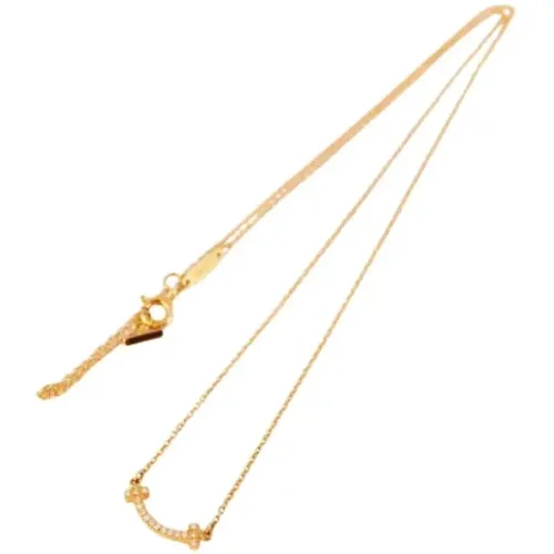 Pre-owned Jewellery, female, , Size: ONE SIZE Pre-owned Rose Gold necklaces - Tiffany & Co. Pre-owned - Modalova