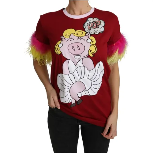 Jahr des Schweins T-Shirt - Dolce & Gabbana - Modalova