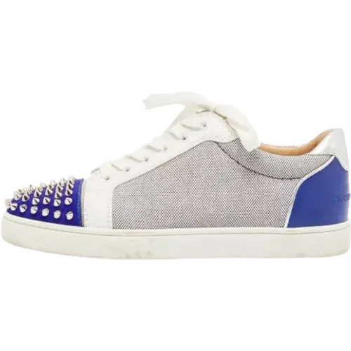 Pre-owned Sneakers, male, , Size: 8 US Pre-owned Leather sneakers - Christian Louboutin Pre-owned - Modalova