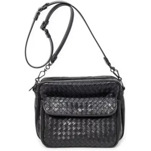 Pre-owned Cross Body Bags, female, , Size: ONE SIZE Pre-owned Leather shoulder-bags - Bottega Veneta Vintage - Modalova