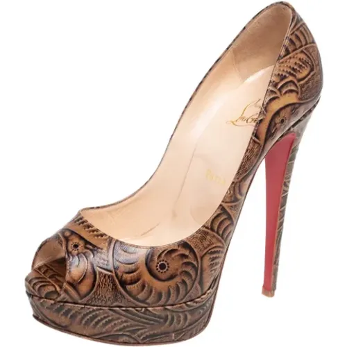 Pre-owned Pumps, female, , Size: 10 US Pre-owned Leather heels - Christian Louboutin Pre-owned - Modalova