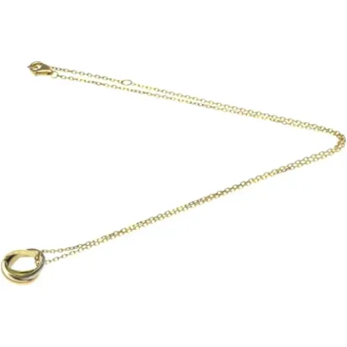 Pre-owned Jewellery, female, , Size: ONE SIZE Pre-owned Rose Gold necklaces - Cartier Vintage - Modalova