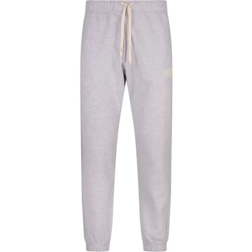 Sweatpants, male, , Size: L Grey Joggers with Logoed Waist - Autry - Modalova